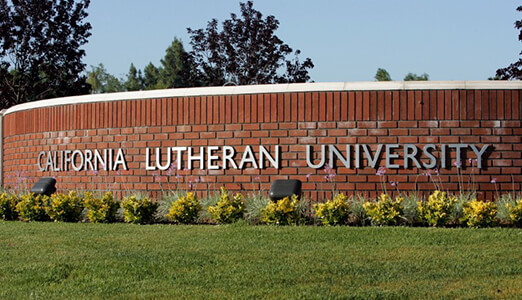 california lutheran university sign